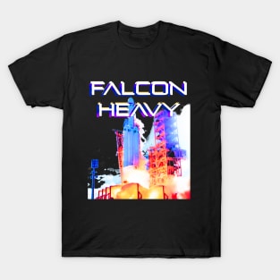 Falcon Heavy v. Purple Cobalt 2 T-Shirt